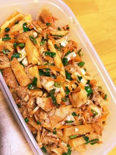 たけのこ消費 土佐煮リメイク キムチ和え-レシピのメイン写真