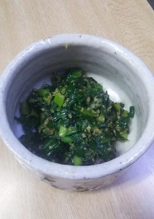 簡単！行者にんにく味噌-レシピのメイン写真