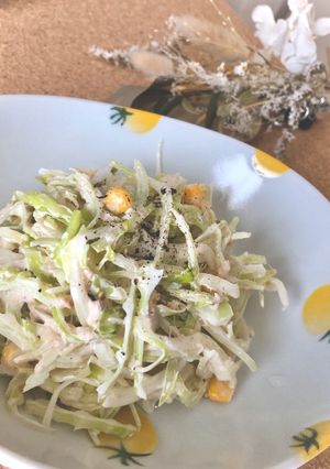 無限！キャベツと玉ねぎのツナマヨ和え-レシピのメイン写真