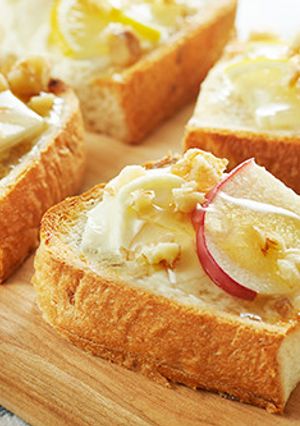 りんごとレモンのクリームチーズトースト-レシピのメイン写真