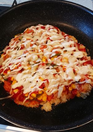 ご飯DEピザ-レシピのメイン写真