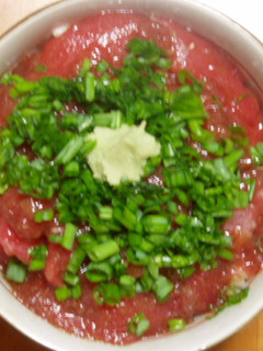 ヘルシー!おいしい!まぐろのミニヅケ丼!-レシピのメイン写真