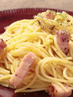 レンジで簡単トロトロ半熟カルボナーラ-レシピのメイン写真