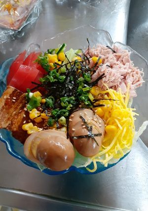 簡単でボリューム満点！ラーメンサラダ♪-レシピのメイン写真
