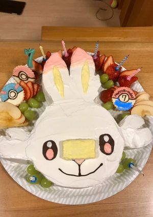 ポケモン☆ヒバニーケーキ♪デコケーキ-レシピのメイン写真