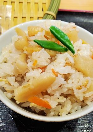 あこや貝（真珠貝）の炊き込みご飯-レシピのメイン写真
