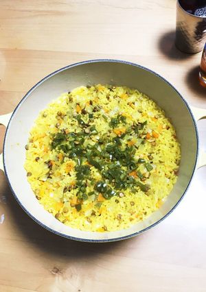 レンズ豆のターメリックピラフ-レシピのメイン写真