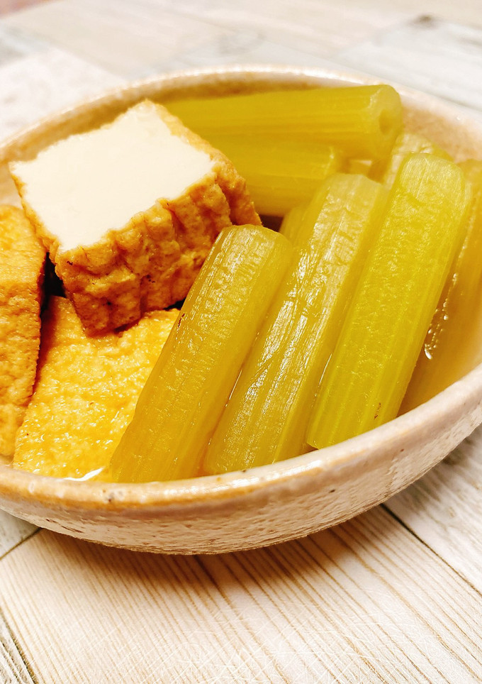 白だしで簡単！ふきと厚揚げの煮物-レシピのメイン写真