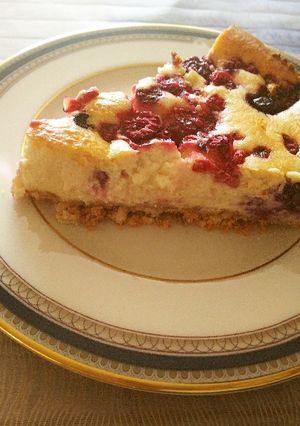 ベリーベリーチーズケーキ(プロテイン入)-レシピのメイン写真
