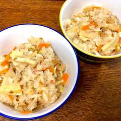 รูปของ 簡単Wだし☆たけのこご飯