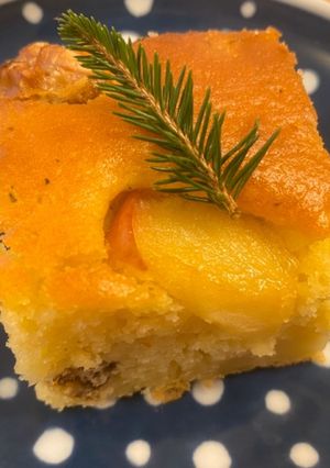 チーズと胡桃のリンゴケーキ-レシピのメイン写真