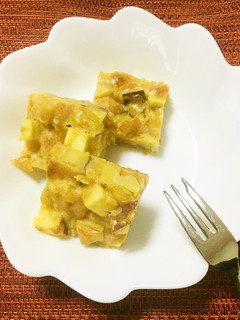 りんごとさつまいものタイルケーキ-レシピのメイン写真