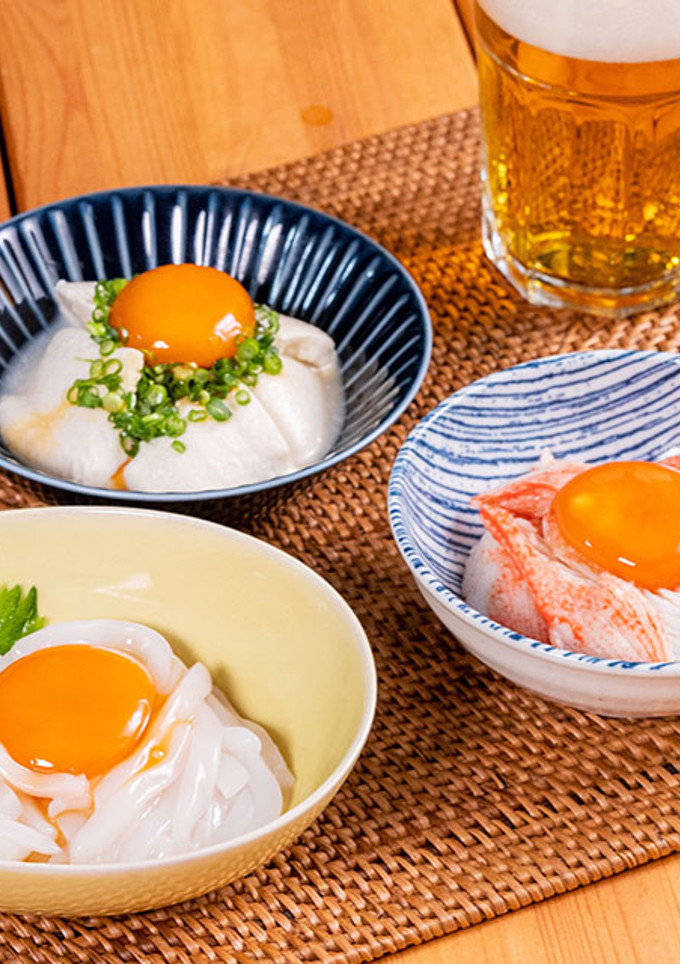 卵黄の無敵漬け　おつまみアレンジ3種-レシピのメイン写真