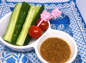 簡単ディップソース。ごまわさびで野菜無限-レシピのメイン写真