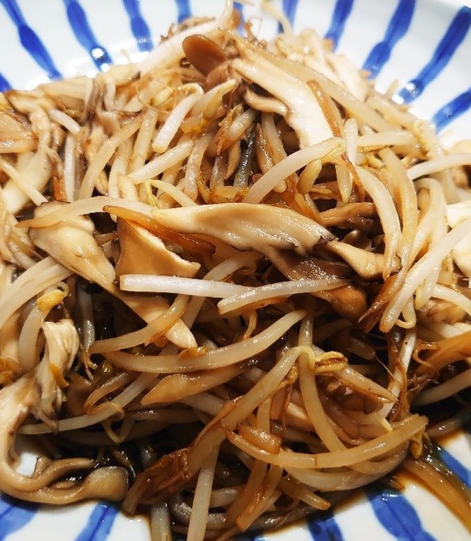 ダイエットに!もやし舞茸のオイスター炒め-レシピのメイン写真