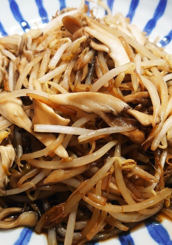 ダイエットに！もやし舞茸のオイスター炒め-レシピのメイン写真