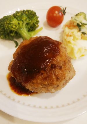 ハンバーグ-レシピのメイン写真