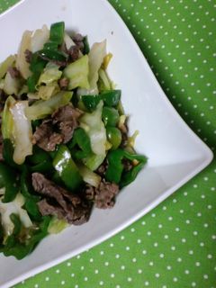 焼肉のたれで肉野菜炒め。-レシピのメイン写真