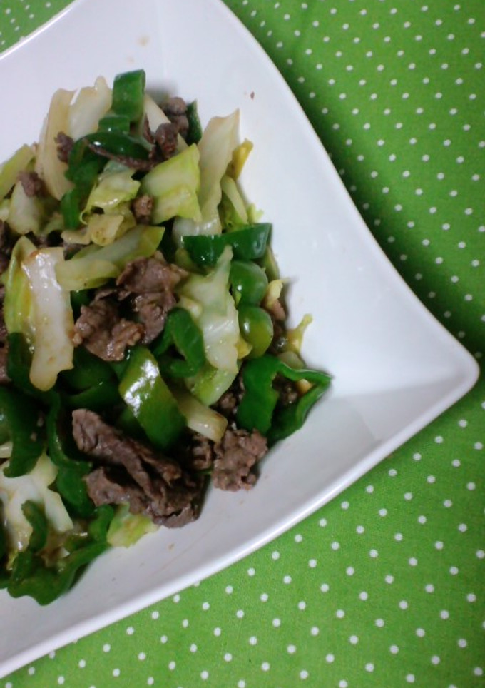 焼肉のたれで肉野菜炒め。-レシピのメイン写真