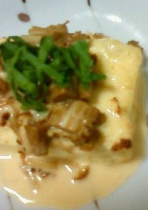 グリル焼き豆腐のなめ茸マヨソース添え♥-レシピのメイン写真