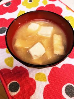 京風!玉ねぎとだしがきいた味噌汁!-レシピのメイン写真