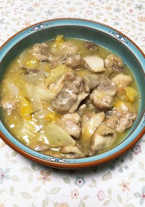 鶏肉の晩柑煮込み-レシピのメイン写真