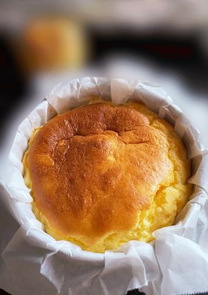 スフレチーズケーキ-レシピのメイン写真