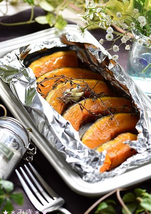 かぼちゃのホイル焼き♪-レシピのメイン写真