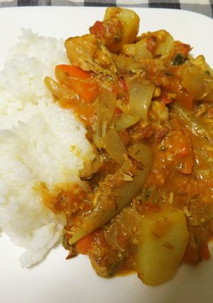 サバ缶カレー-レシピのメイン写真