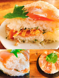 寿司ケーキ〜変わり押し寿司〜-レシピのメイン写真