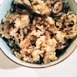 なめ茸とひじきの混ぜご飯