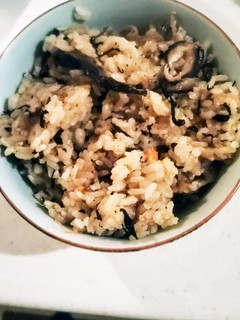 なめ茸とひじきの混ぜご飯-レシピのメイン写真