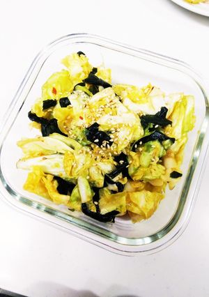 ピリ辛わかめのやみつきキャベツ-レシピのメイン写真