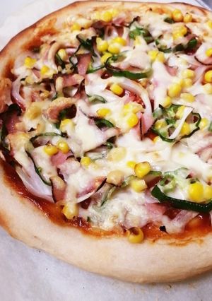 ふんわりピザ-レシピのメイン写真