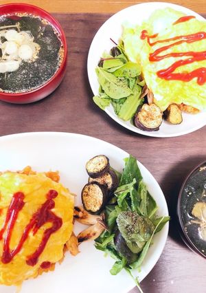 オートミールでつくるオムライス-レシピのメイン写真