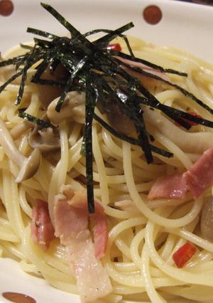 ベーコンときのこの和風スパゲティー-レシピのメイン写真