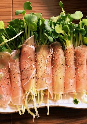 カイワレの生ハム巻き-レシピのメイン写真