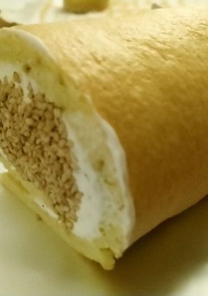 ゆずごまロールケーキ-レシピのメイン写真
