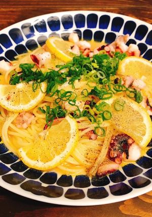 タコとレモンのさっぱりパスタ-レシピのメイン写真