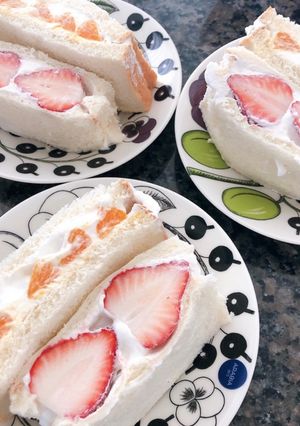 簡単！フルーツサンド-レシピのメイン写真