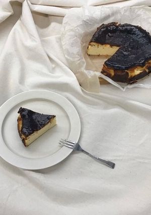 バスクチーズケーキ-レシピのメイン写真