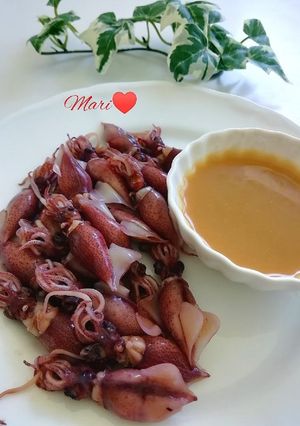 ほたるいかの酢味噌和え-レシピのメイン写真