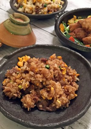 アスパラのオイスター炒飯　☆☆-レシピのメイン写真