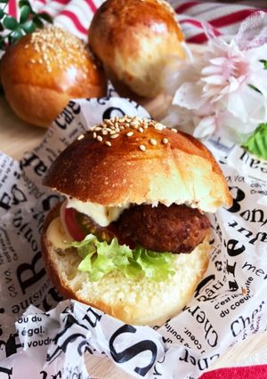 コンテナー容器で作る♡バーガーパンズ-レシピのメイン写真