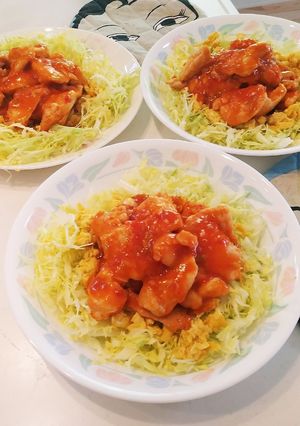 調味料３つで味OK♥️甘辛鶏胸チリソース-レシピのメイン写真