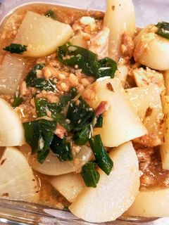 大根と鮭の中骨のとろとろ煮-レシピのメイン写真