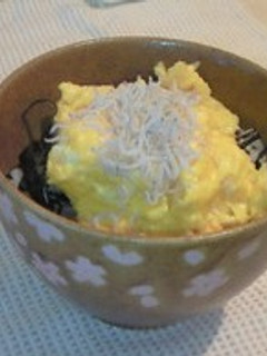 しらすと半熟炒り玉子丼♪-レシピのメイン写真