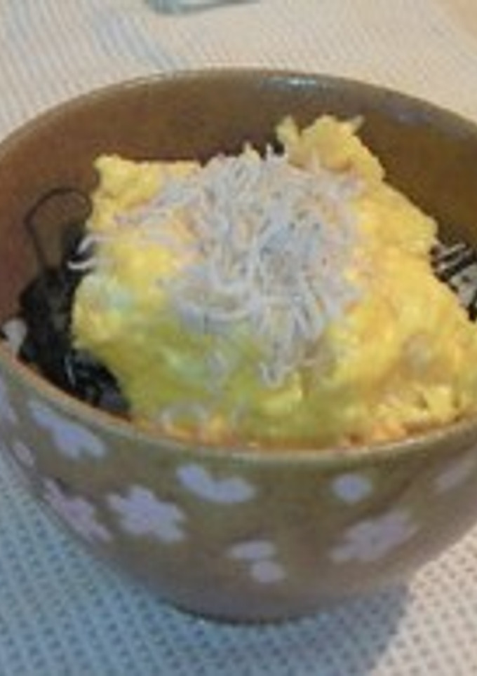 しらすと半熟炒り玉子丼♪-レシピのメイン写真