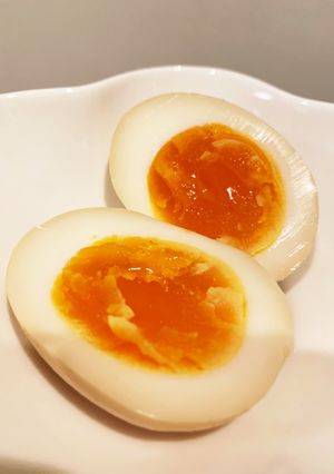 余った餃子のタレで！簡単味付け煮卵-レシピのメイン写真