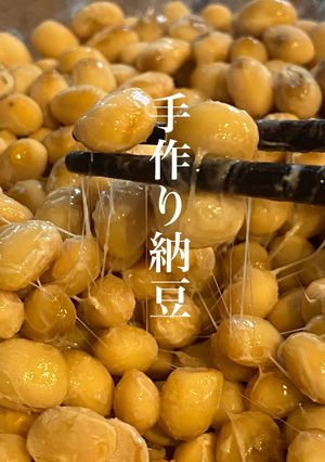 【北海道簡単手づくり臭くない納豆】-レシピのメイン写真